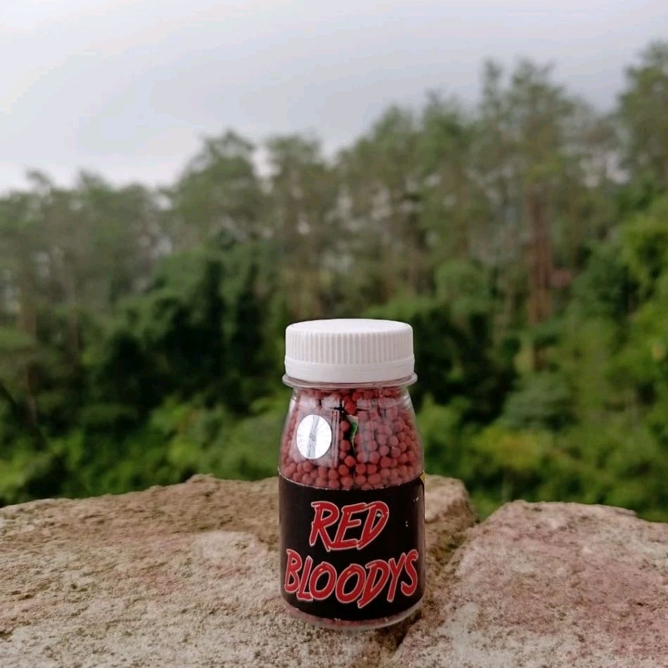 Pelet Red Bloodys Pakan Ikan Channa Red Maru, Limbata, Auranti, Stewarti, Andrao, Barca, Pulchra, As