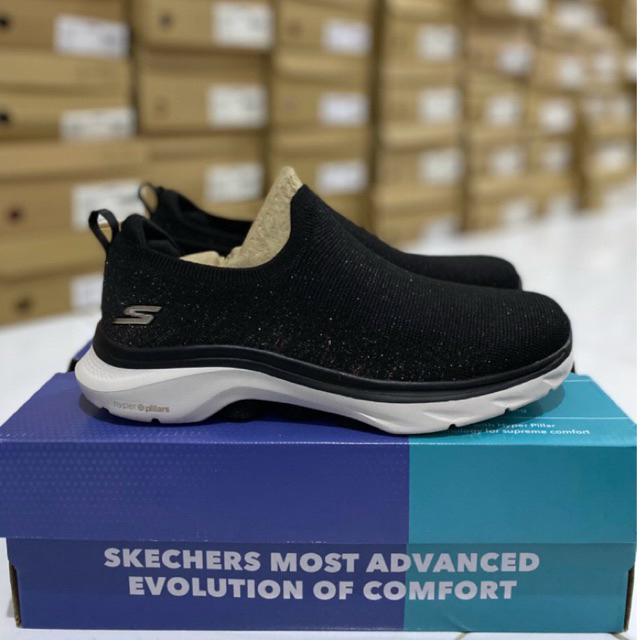 SKECHERS Go Walk 7 Zaida Women’s Shoes - Black/RoseGold