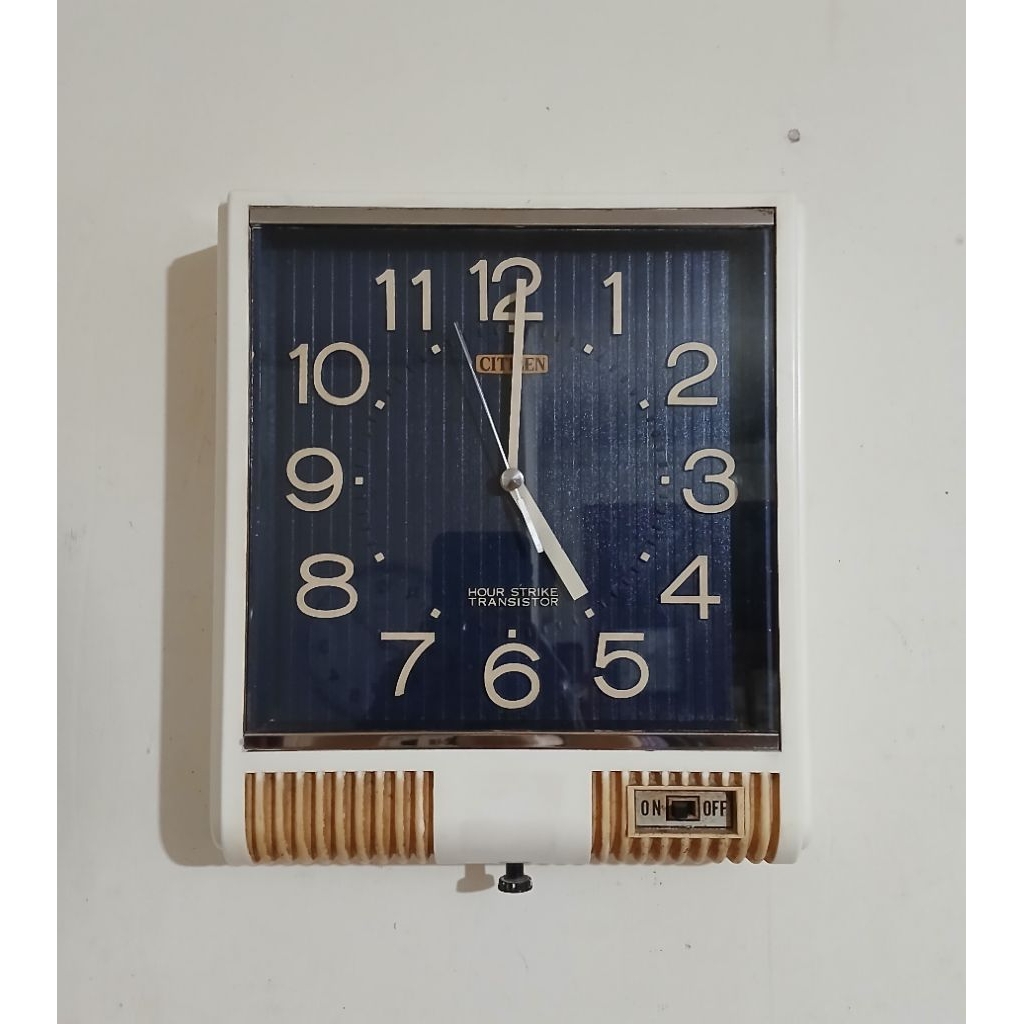 Jam dinding TRANSISTOR CITIZEN ding dong vintage