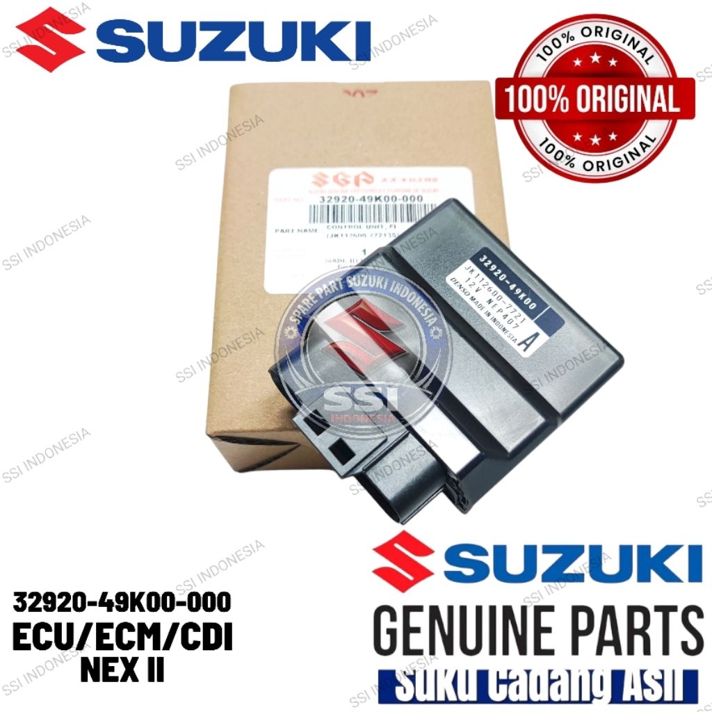 ECU CONTROL UNIT ECM CDI NEX II , NEX 2 ORIGINAL NEW SUZUKI 100% 32920-49K00-000