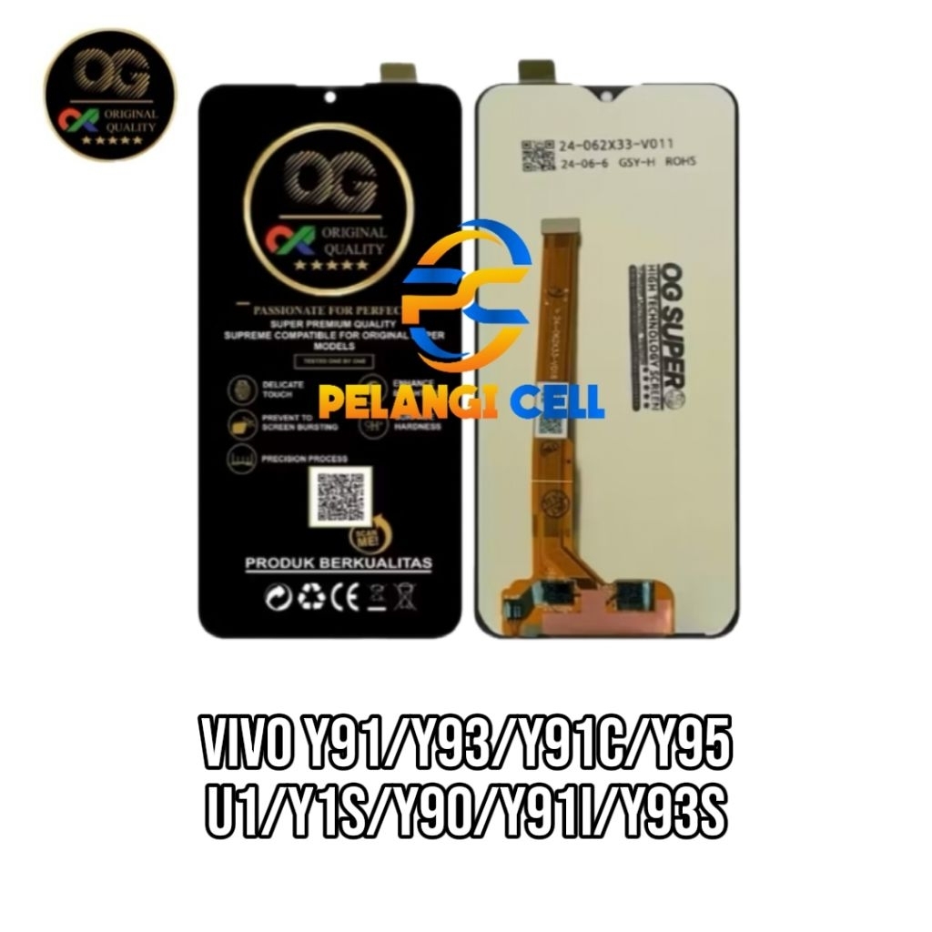 LCD VIVO Y91 Y93 Y91C Y95 Y90 Y91i Y93S Y1S U1 FULSET ORIGINAL ALPHA ORIGINAL MEETOO ORIGINAL OG SUP