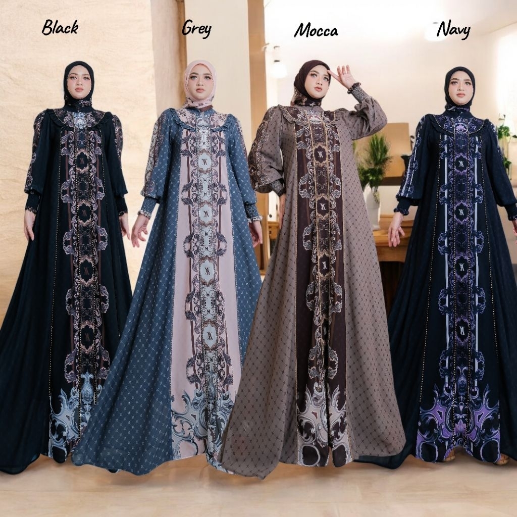 gamis jelita set hijab by alya