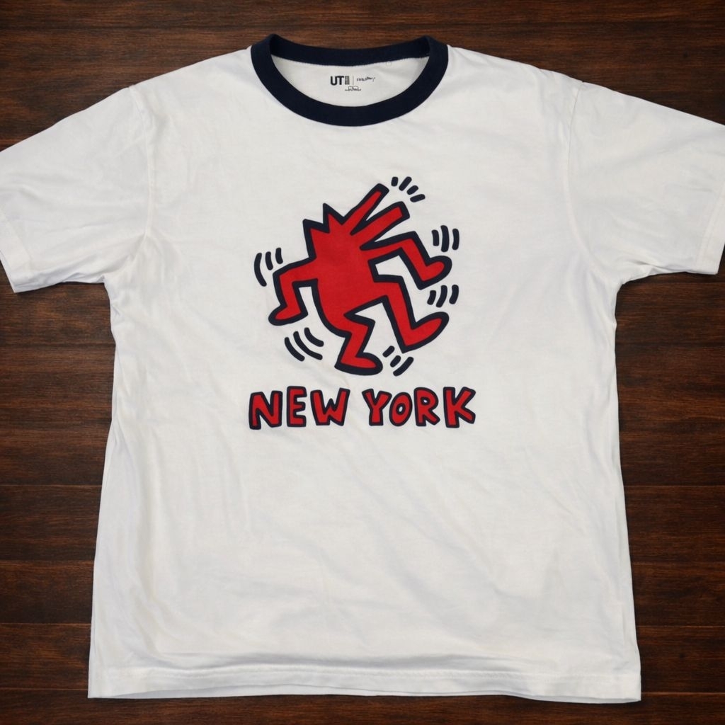 Kaos UNIQLO UT Keith Haring NY Pop Art - New York (L)
