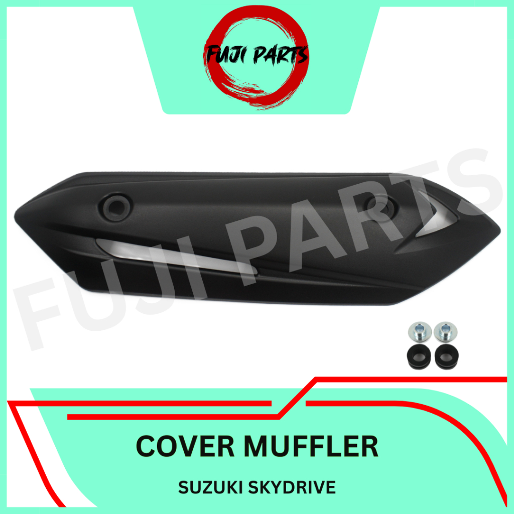 FUJI-PARTS/MUFFLER/COVER/TAMENG/PENGAMAN/TUTUP/KNALPOT/MOTOR/SUZUKI/SKYDRIVE/GRADE-ORI