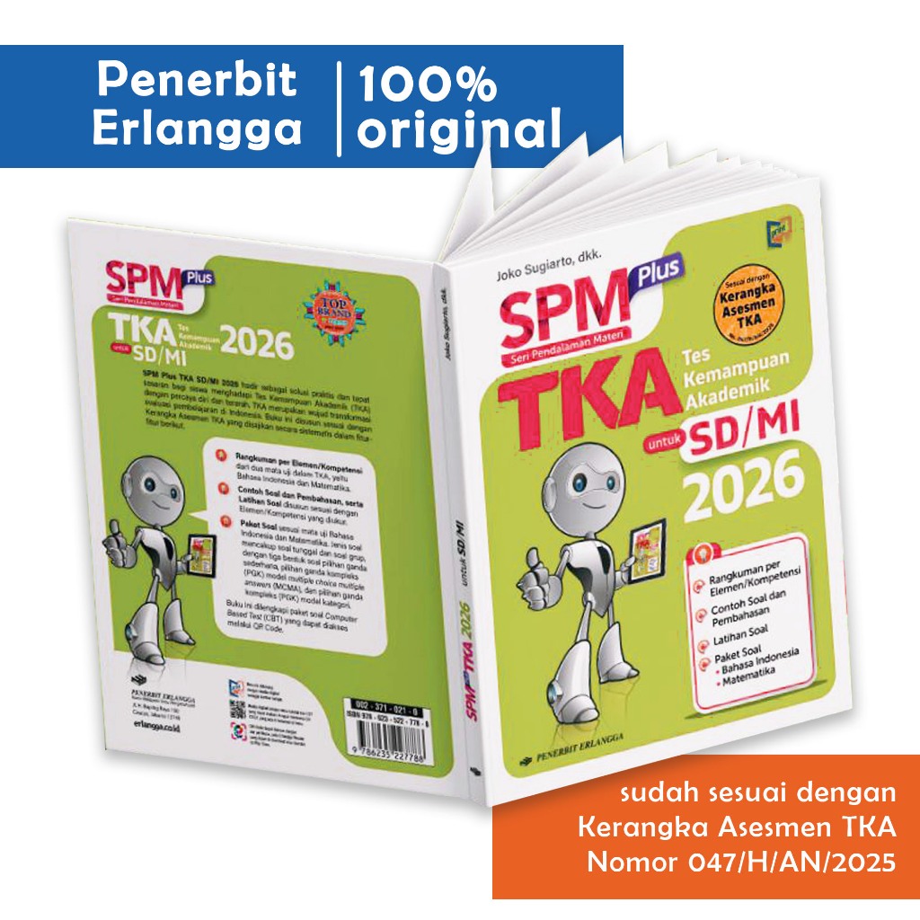 TKA SD ERLANGGA-BUKU PELAJARAN SD  TKA SD