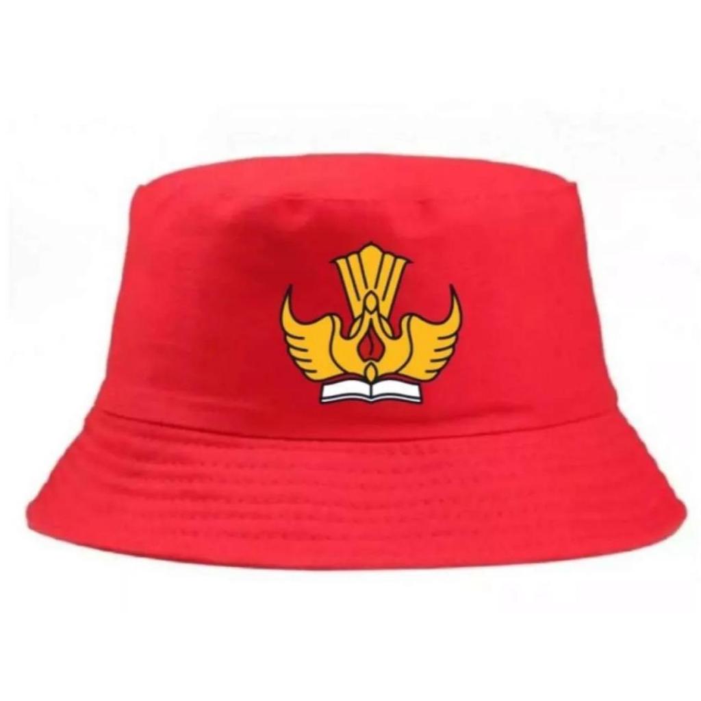Topi Bucket Hat Distro SD SMP SMA Tut Wuri Handayani Seragam Sekolah Dasar Menengah Pertama Atas sab