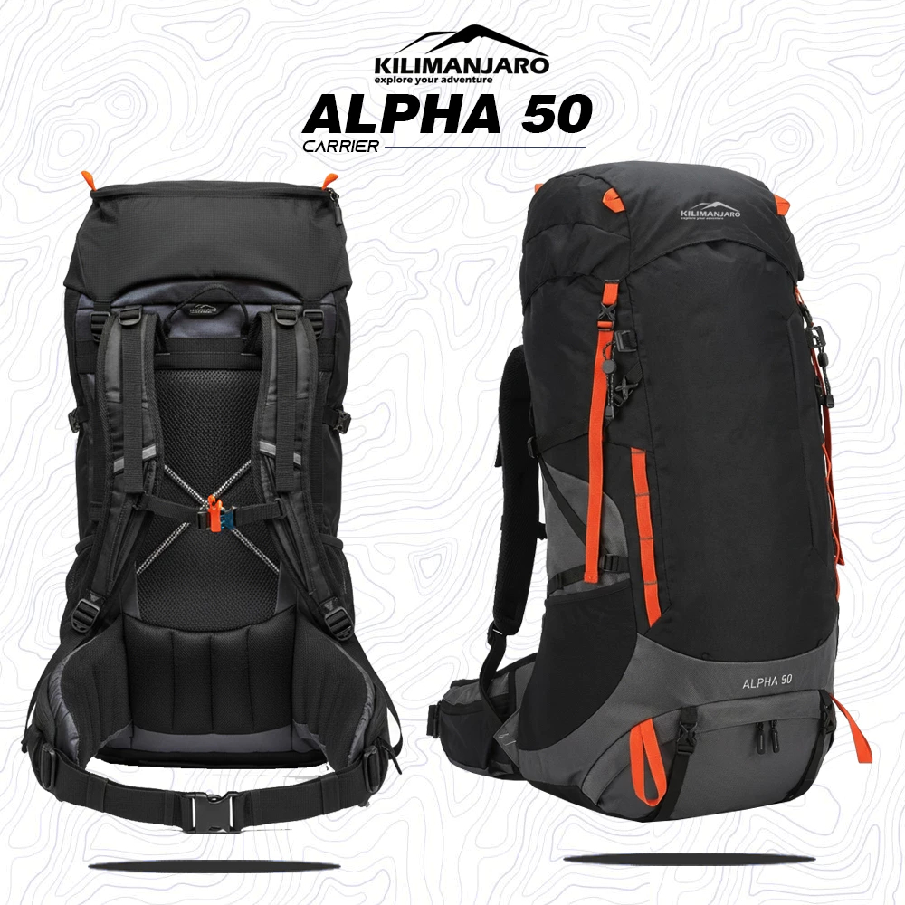 Tas Gunung Kilimanjaro Alpha 50L Tas Carrier 50 L Original