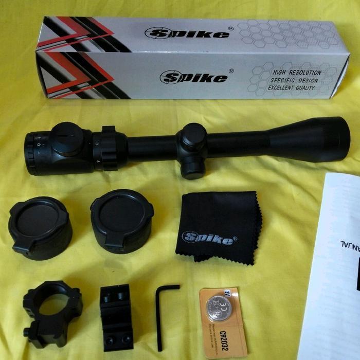 Teleskop Bus....ll 3-7x28 /4x20 Hitam Red Dot Telescope