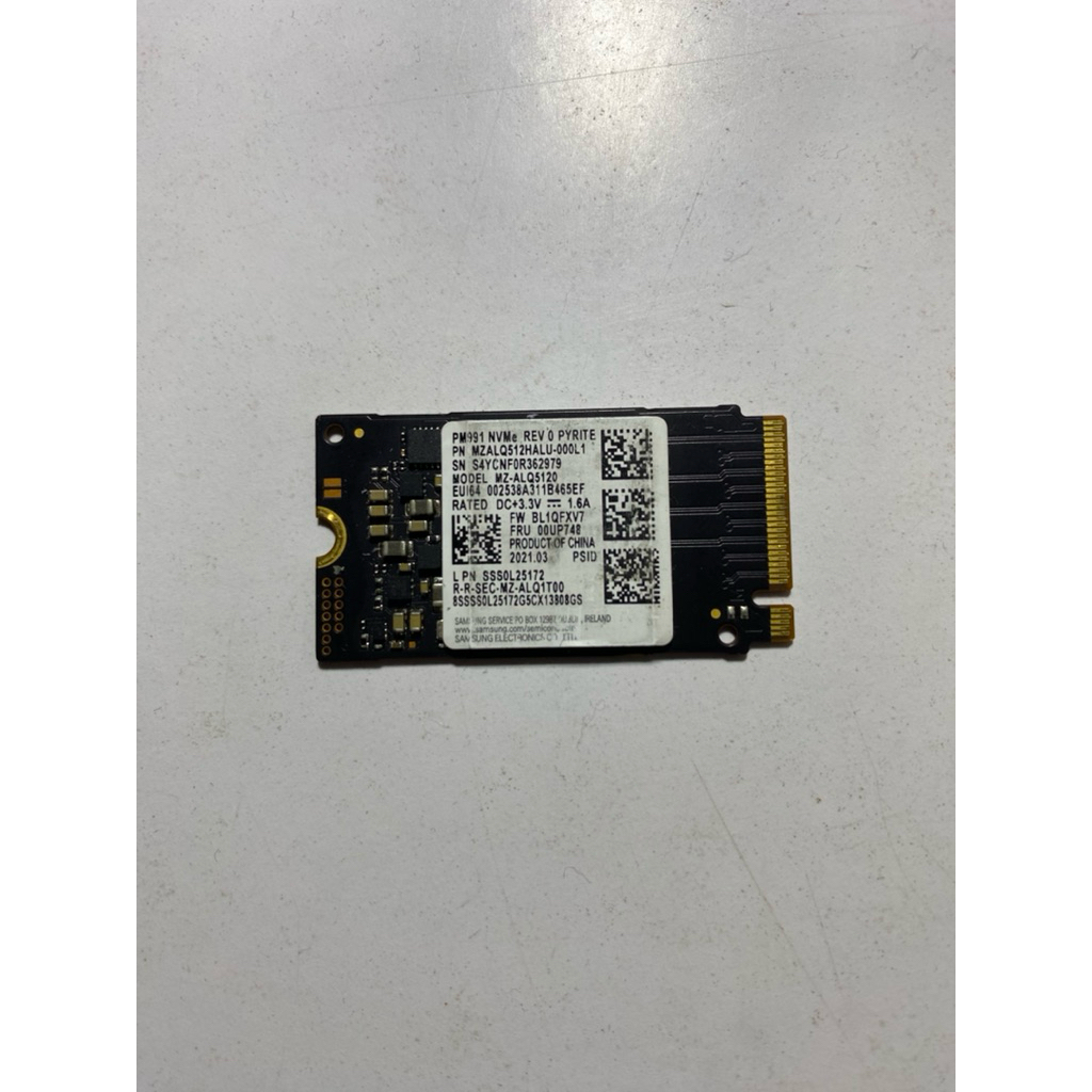 SAMSUNG SSD M.2 NVME 512gb