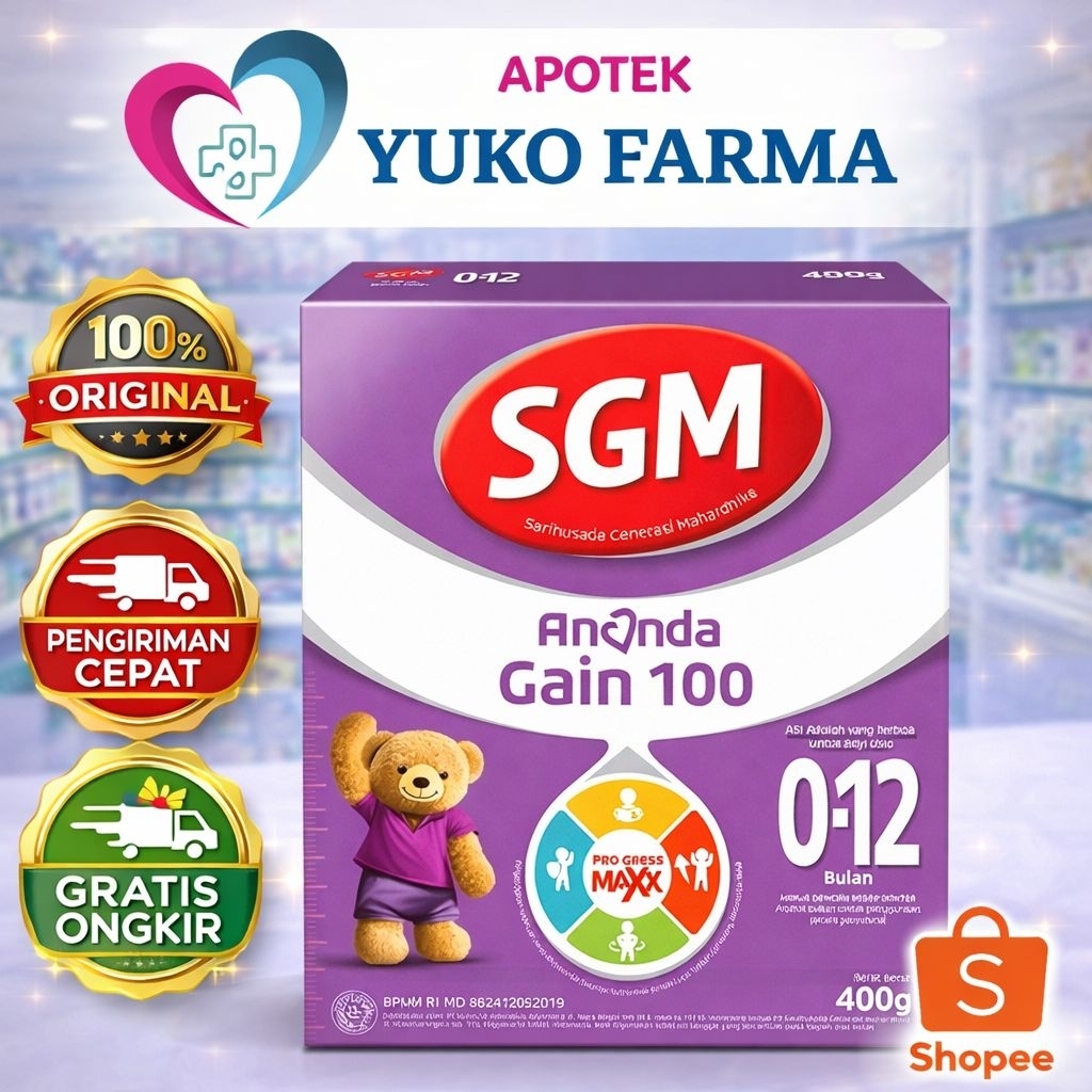 SGM ANANDA GAIN 100 0-12 BULAN 400 GRAM