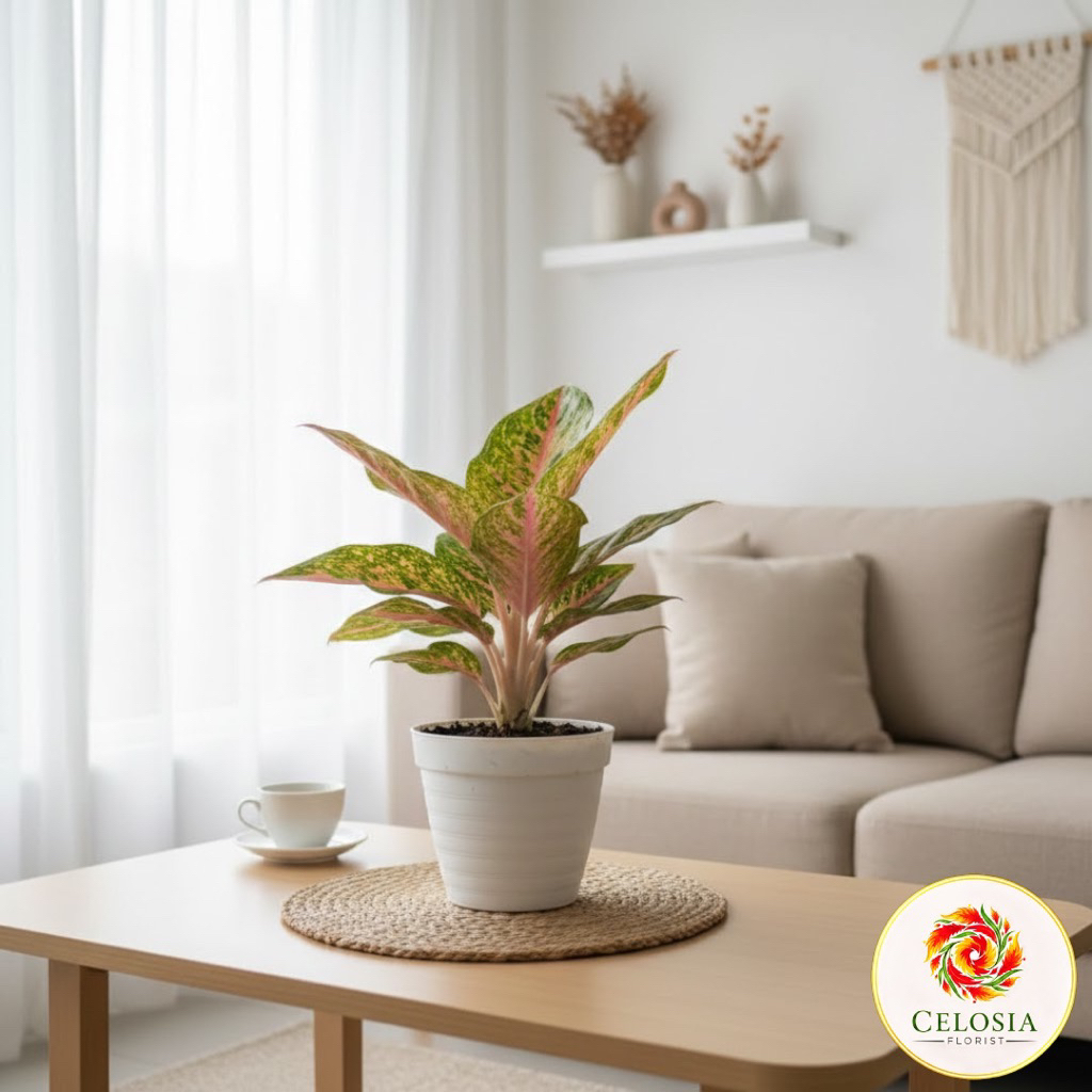 Tanaman hias aglonema big papa / anakan daun 2/4