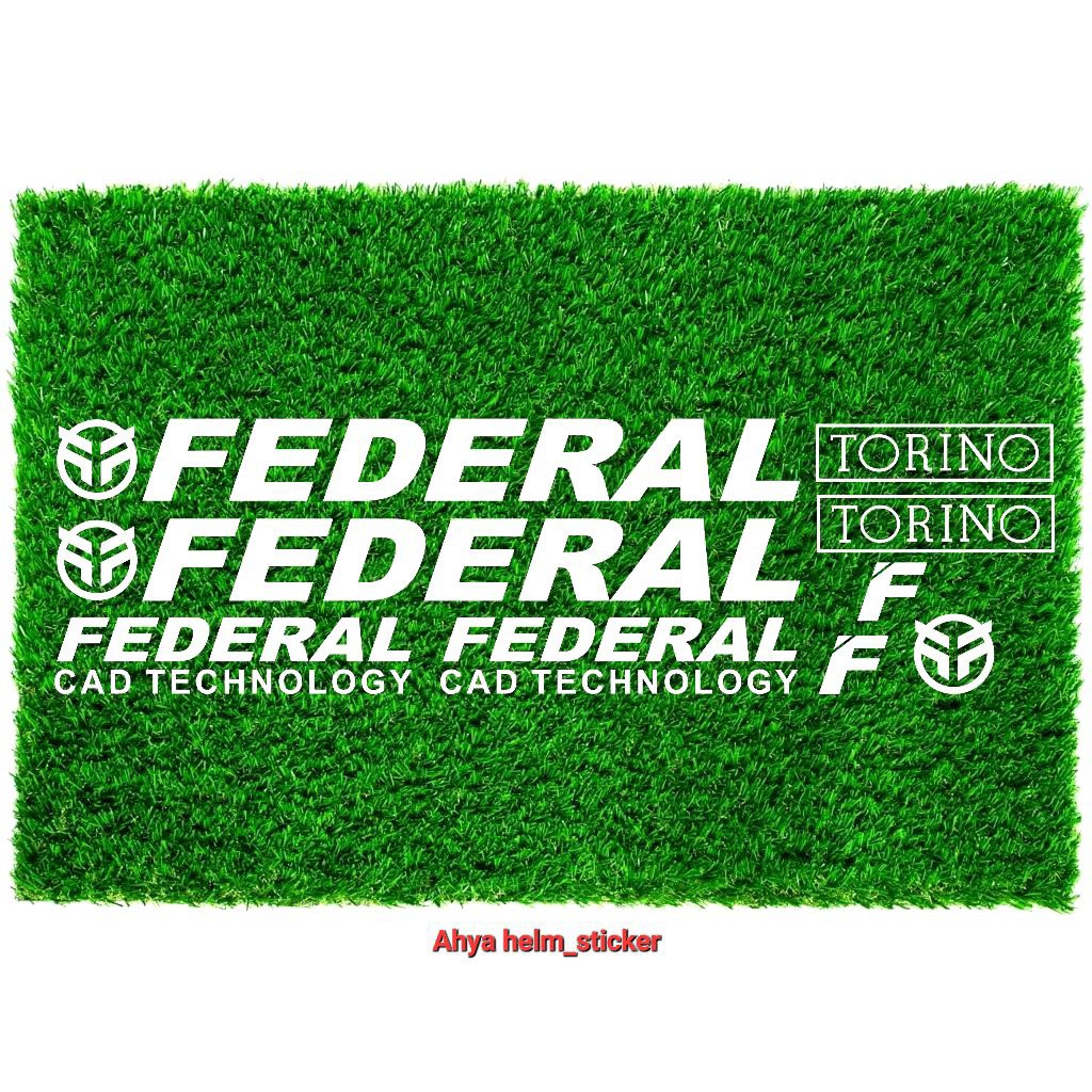 Sticker sepeda FEDERAL TORINO cutting
