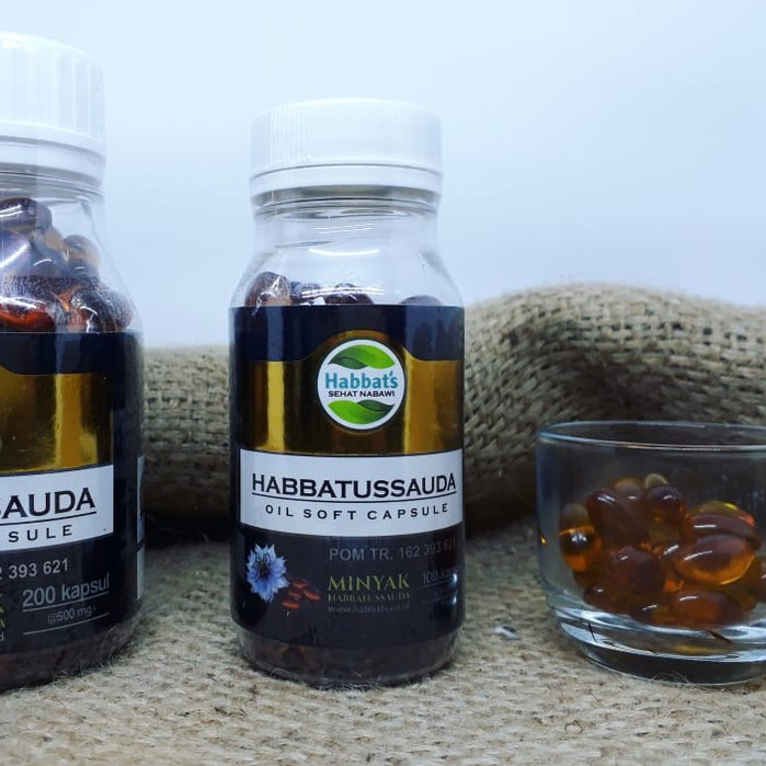 Habbatussauda Oil Soft Capsule 100 Kapsul Minyak Habbat Sehat Nabawi / Jinten Hitam softgel Promil