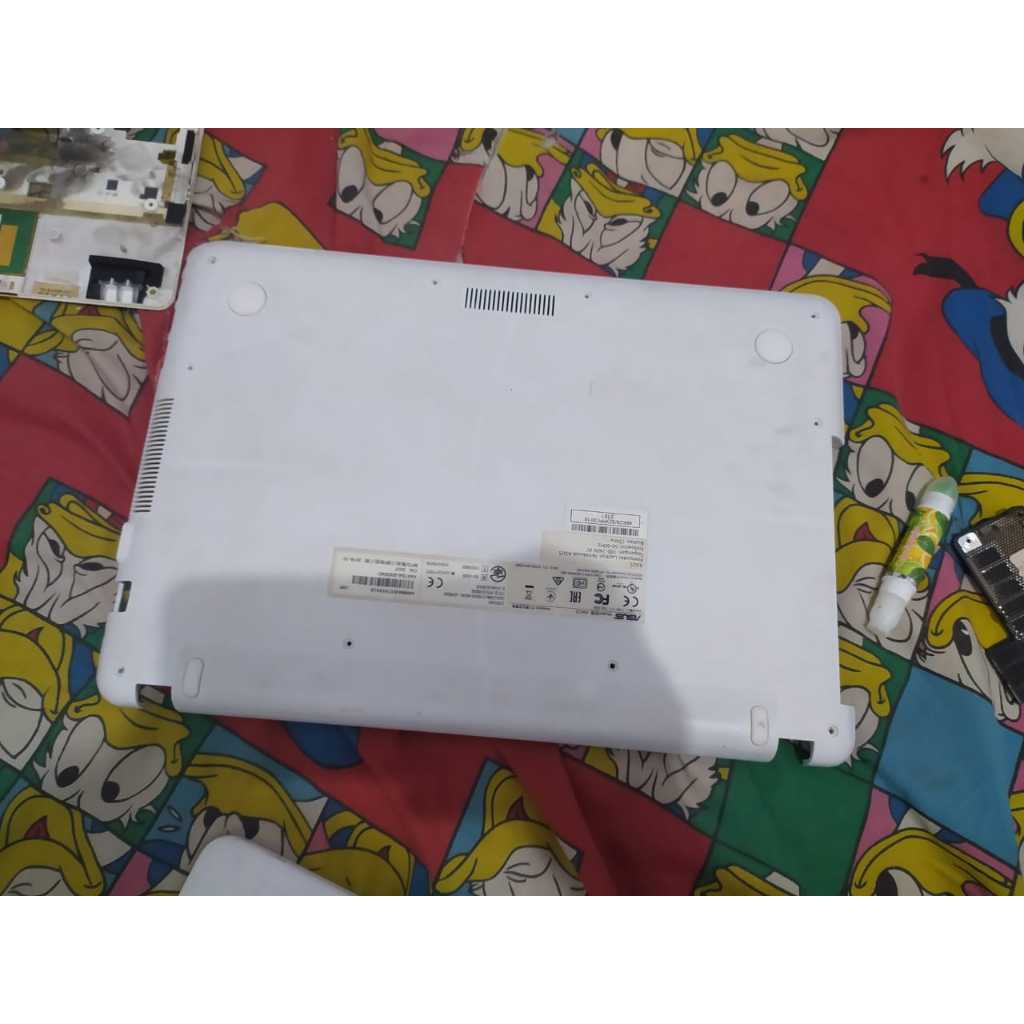 Casing Case Bawah + Tutup Hardisk/RAM - ASUS X441 X441B X441M X441N X441S X441U X441UR X441UV PUTIH
