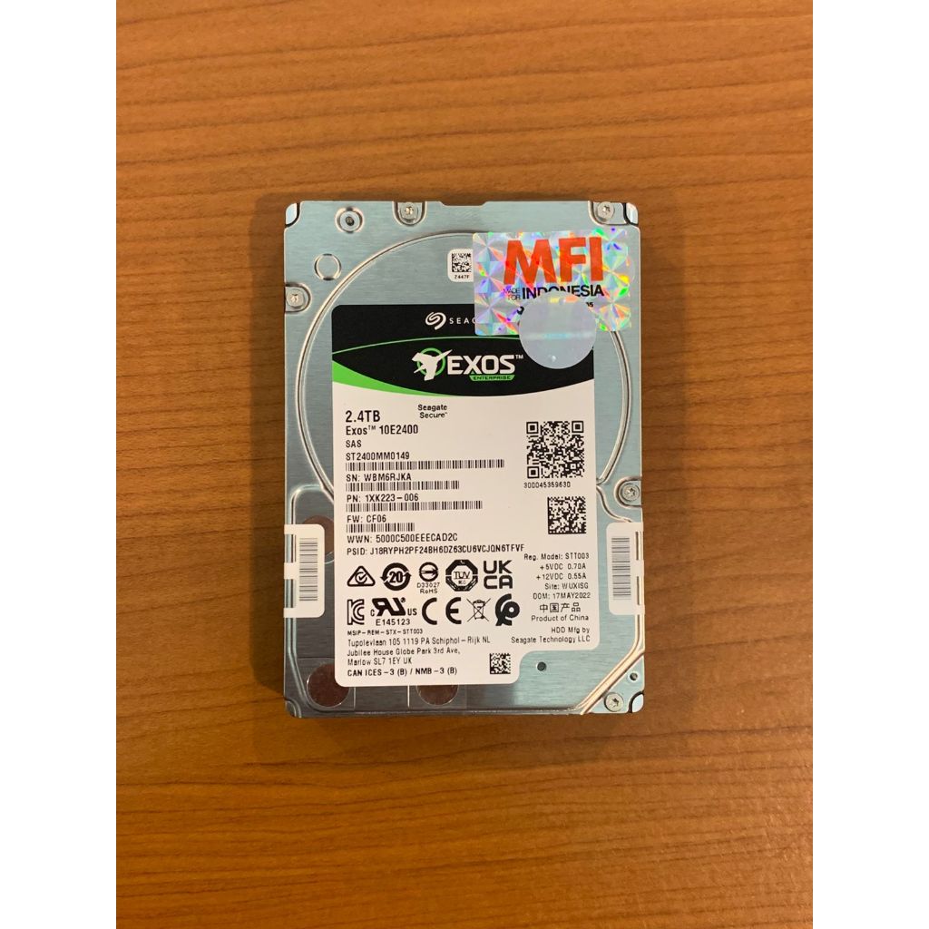 Seagate Exos Server HDD 2.4TB