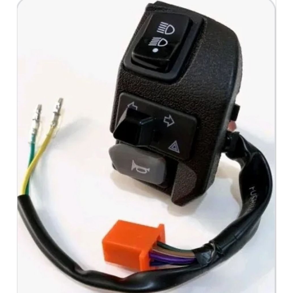 Saklar holder kiri Jupiter Z 1 Jupiter Z1 injeksi hazard dan on off lampu depan PNP