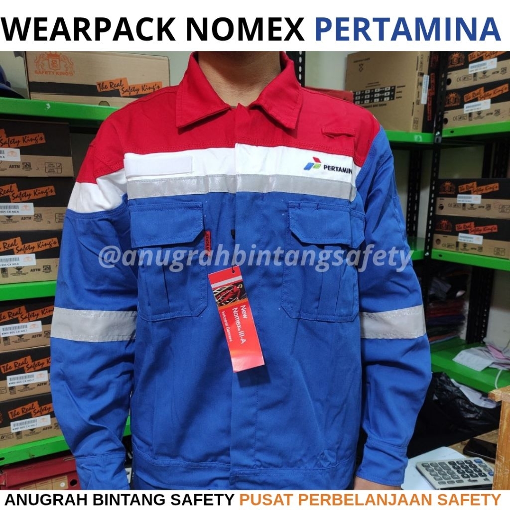 Wearpack Safety Baju Celana Pertamina - Wearpack Safety Nomex