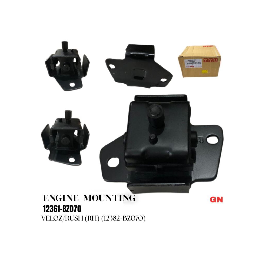 ENGINE MOUNTING VELOZ/RUSH (RH)  (12382-BZ070) 12361-BZ070