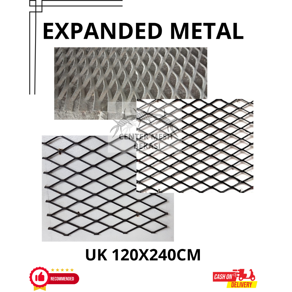 Jaring Besi Baja Expanded Metal Premium Berkualitas 30080 50075 50080 50105 50110