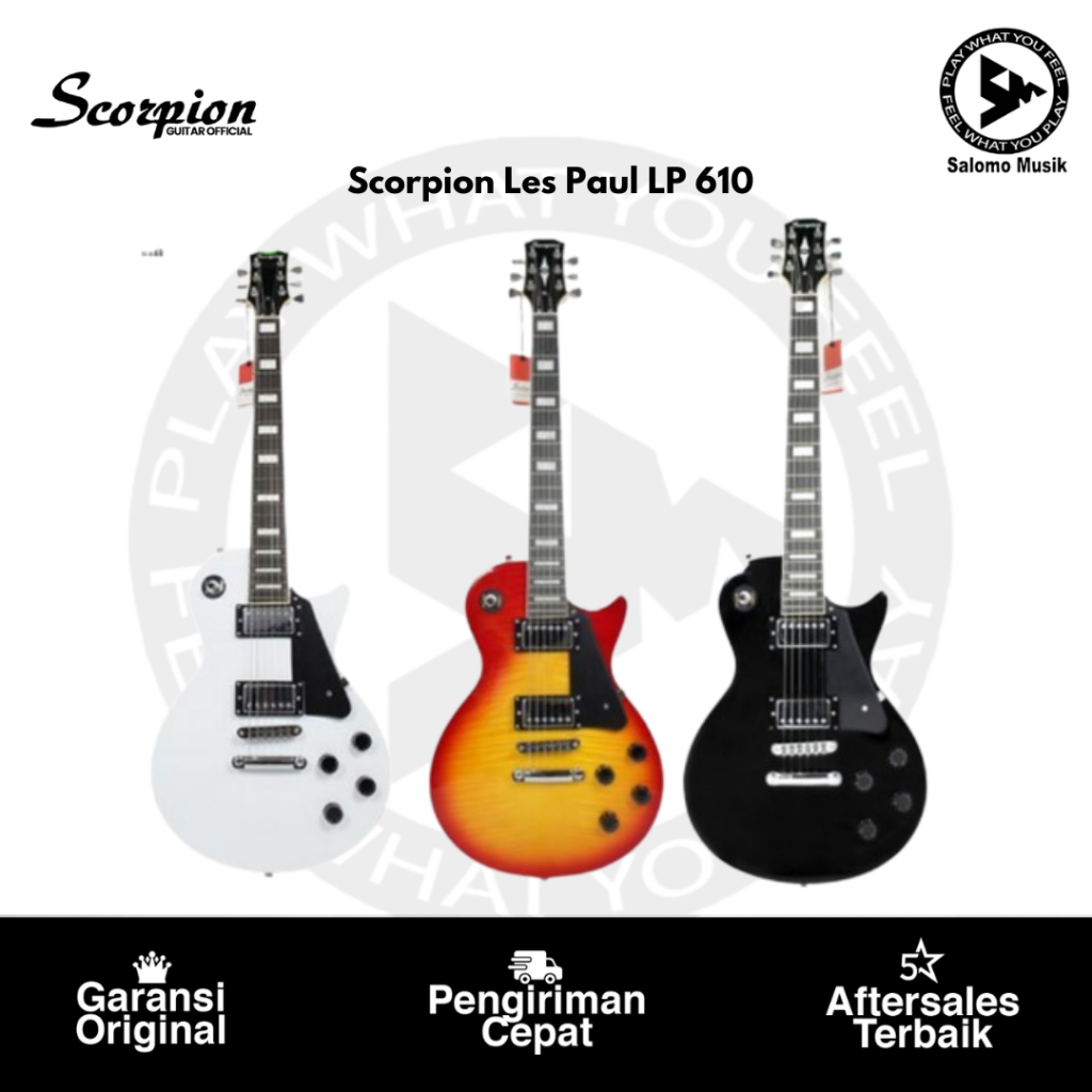 Gitar Elektrik Scorpion Les Paul LP 610 / LP610 Original