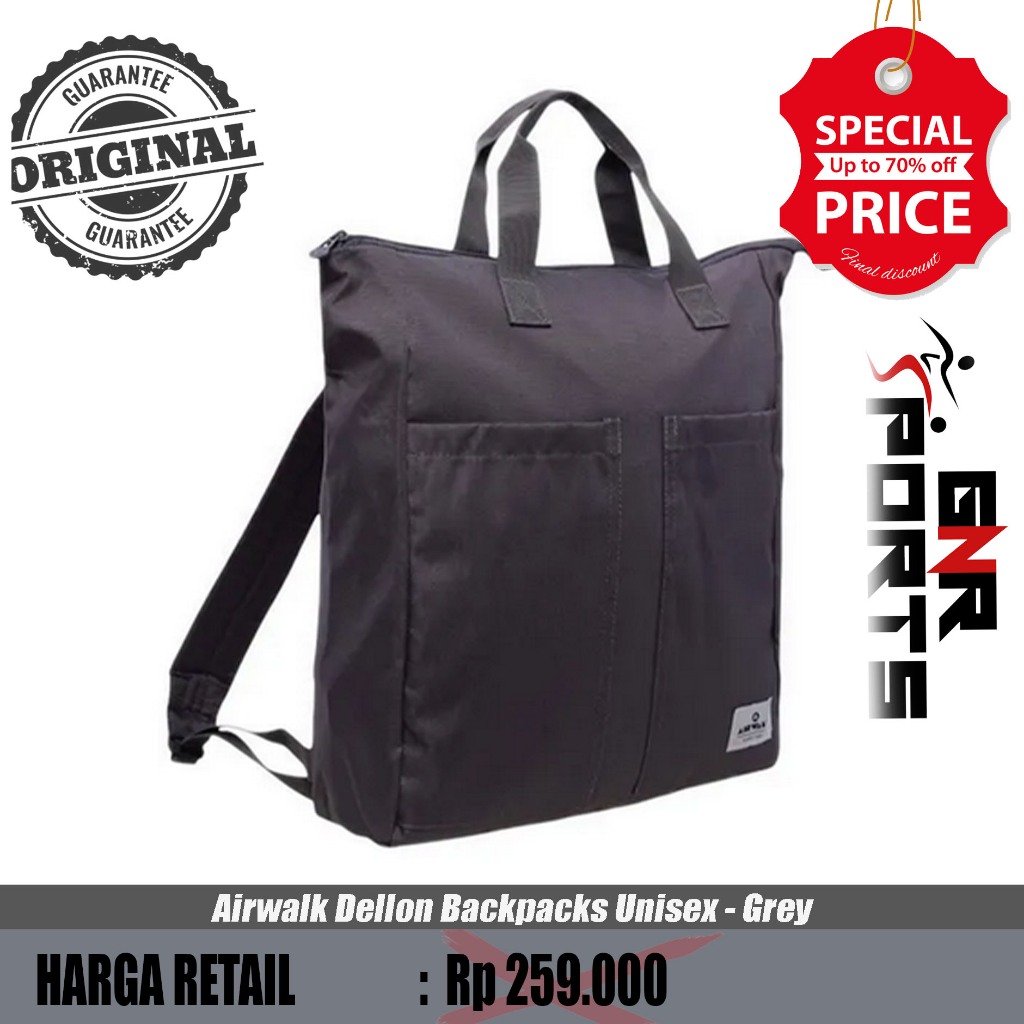 Tas Airwalk Dellon Backpacks Unisex Original 100%