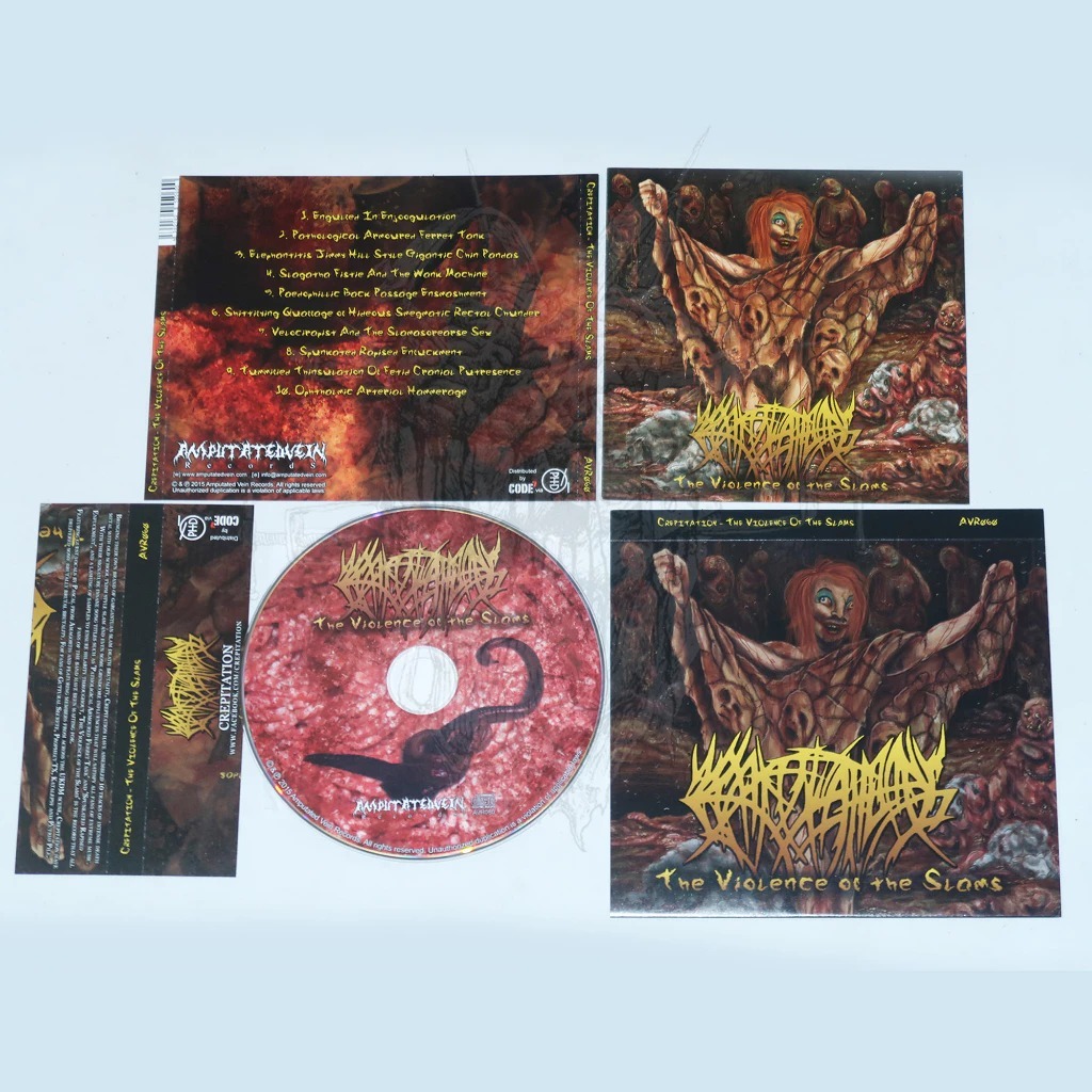 CD - CREPITATION - The Violence Of The Slams