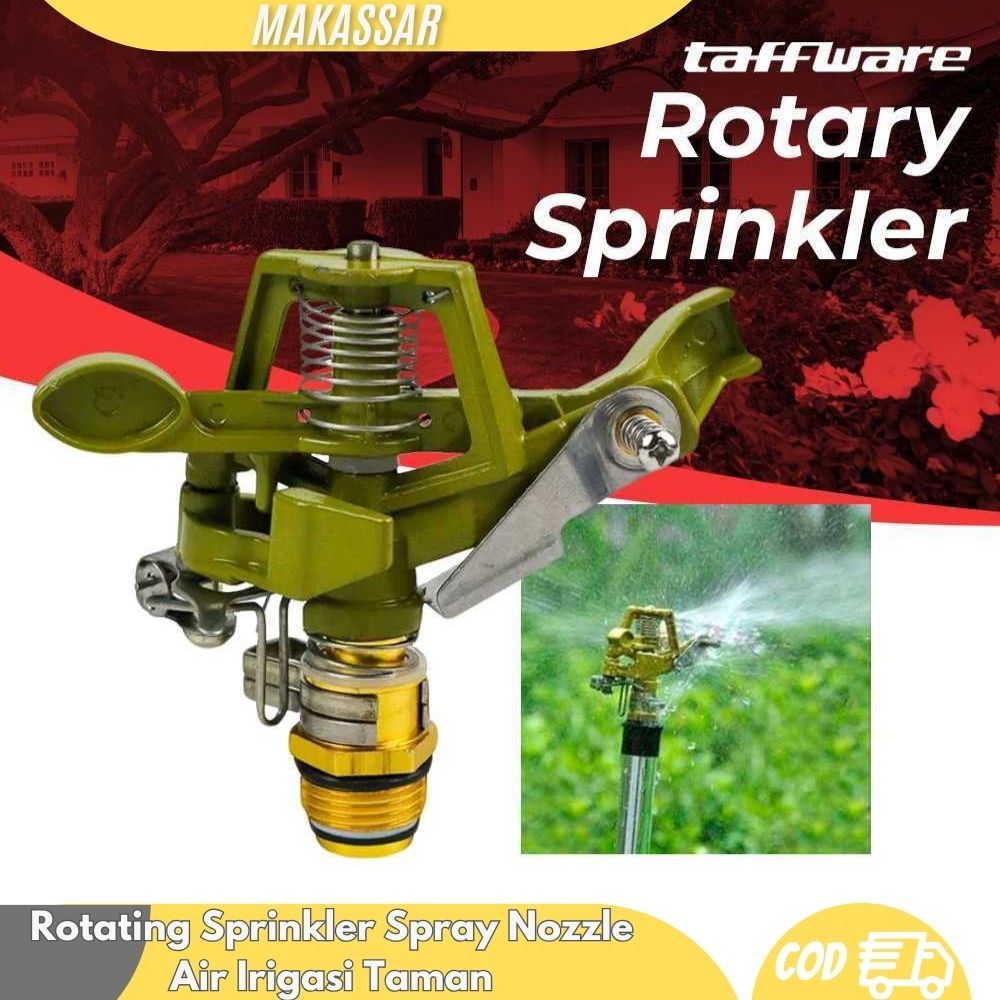 Rotating Sprinkler Spray Nozzle Air Irigasi Taman / Kincir Air