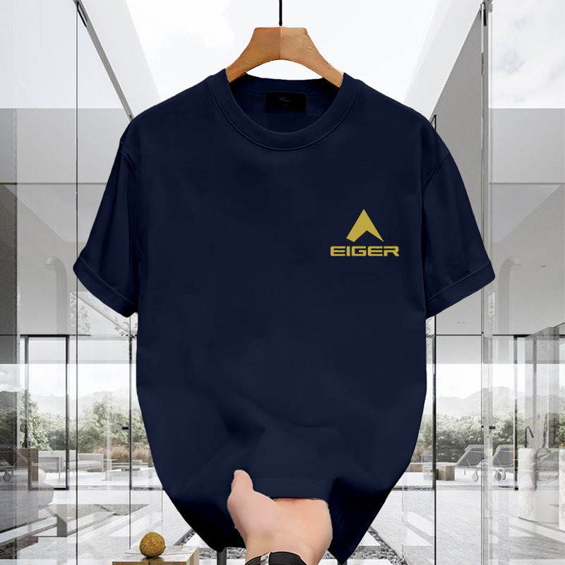 Kaos EIGER Oversize Unisex Premium | 100% Katun Combed | Adem Nyaman | Kaos Polos Pria Wanita Kekini