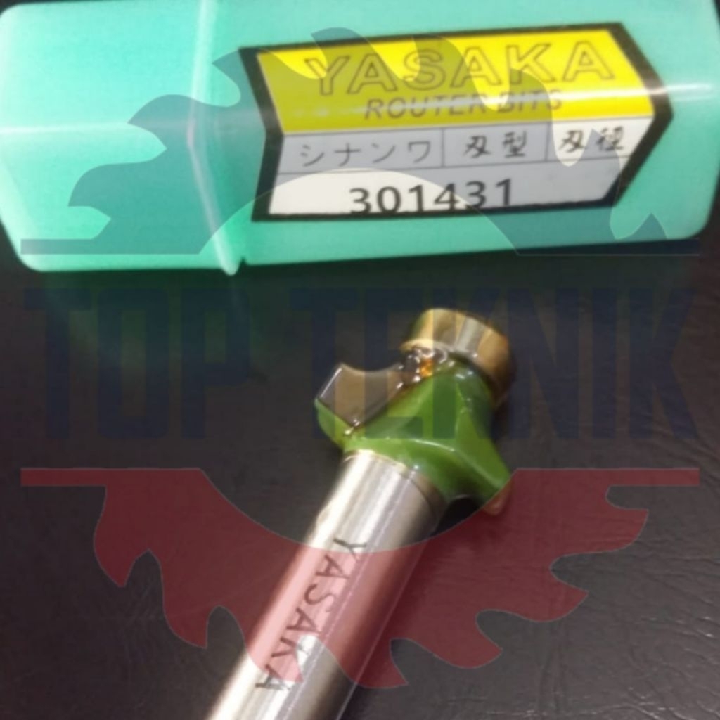 Yasaka router bit 301431 - Round over bit shank 1/2"  R 6.35mm