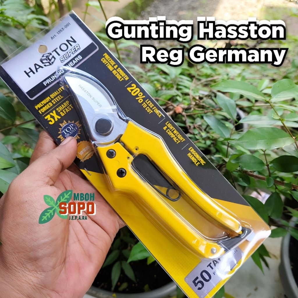 Alat Bonsai dan taman - Gunting Dahan HASSTON PROHEX, Pruning Shear Reg. Germany