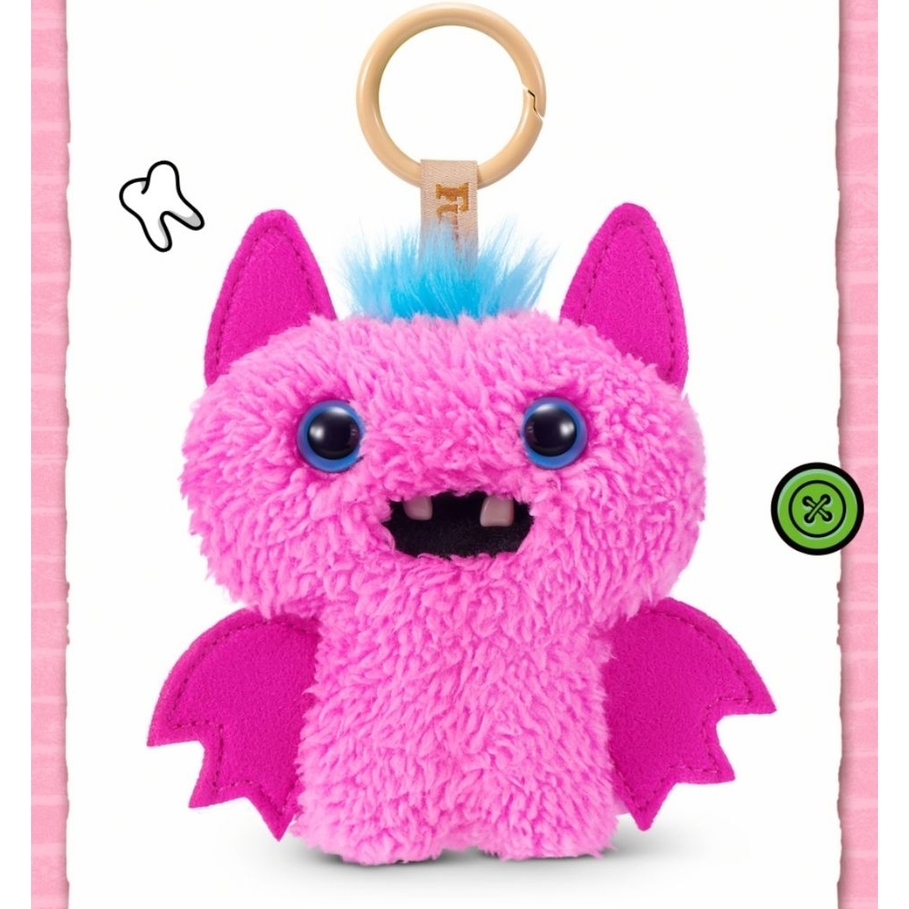 FUGGLER Baby Winged Bat Keyring