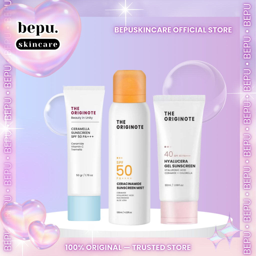 Bepuskincare - The Originote Ceramella Sunscreen SPF50 PA+++ Serum Sunscreen | The Originote Niacera