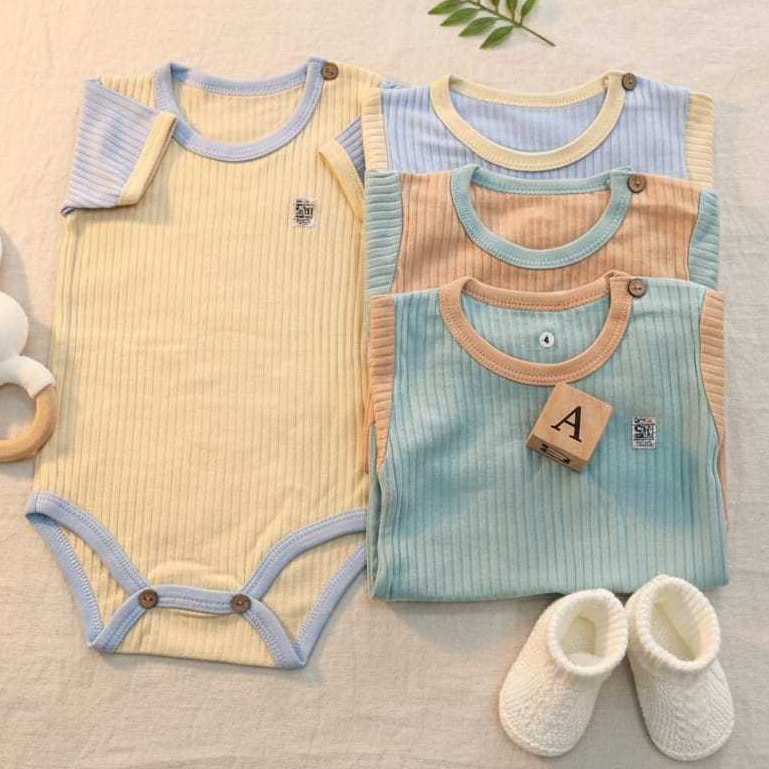 KENZY JUMPER BABY WEAR TANGAN PENDEK / JUMPER SEGITIGA BAYI