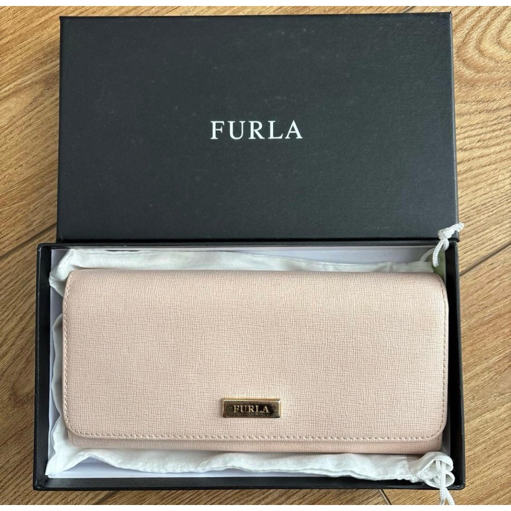 Preloved dompet panjang Furla, original dibeli di outlet Jepang