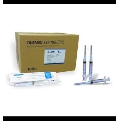 Spuit 3cc onemed box