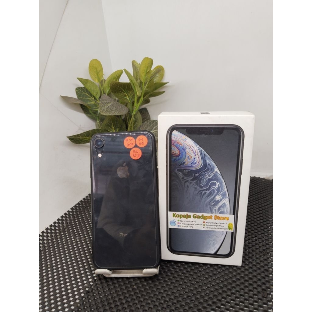 Iphone xr ibox bh 79% 64 gb second fullset