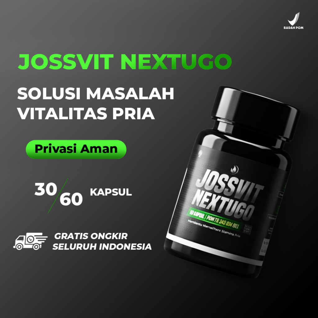 JossVIT Nextugo Original 30 & 60 Kapsul - Bebas Efek Samping