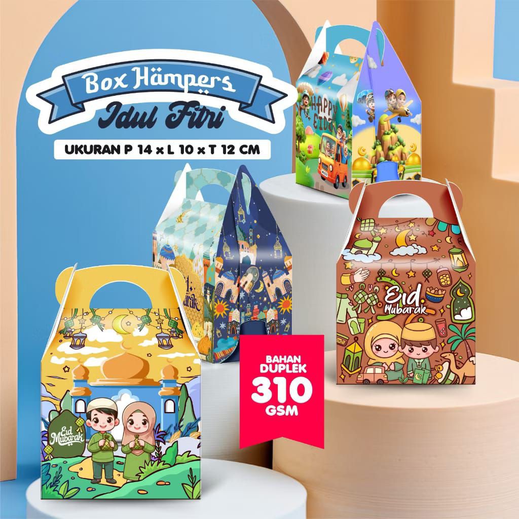 BOX HAMPERS IDUL FITRI | GABLE BOX | BOX IDUL FITRI |BOX HAMPERS