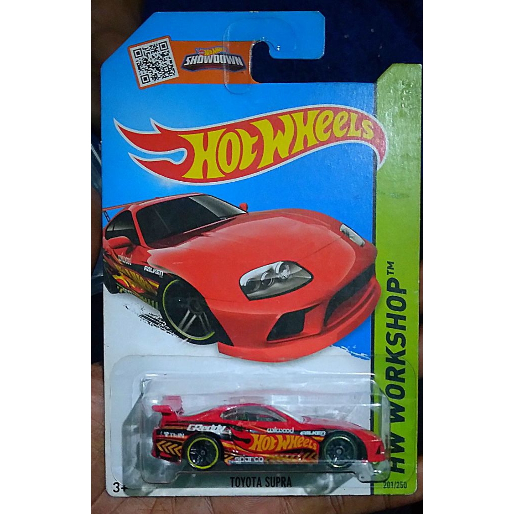 Hot Wheels ERROR Toyota Supra mk4 Sparco Greddy merah ERROR wings FREE PROTECTOR