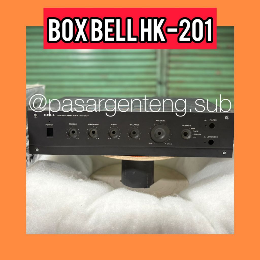 box bell hk201 box power amplifier bell hk-201