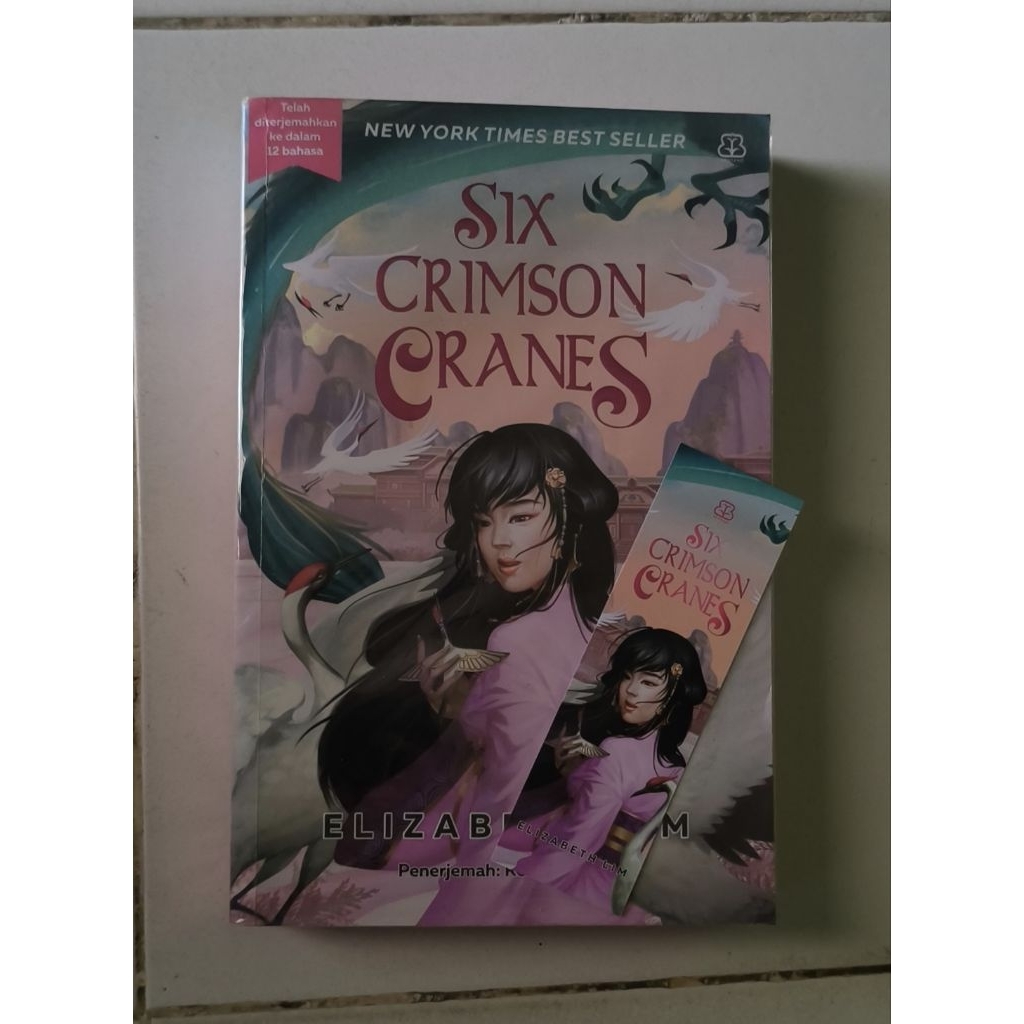 Six Crimson Cranes Preloved