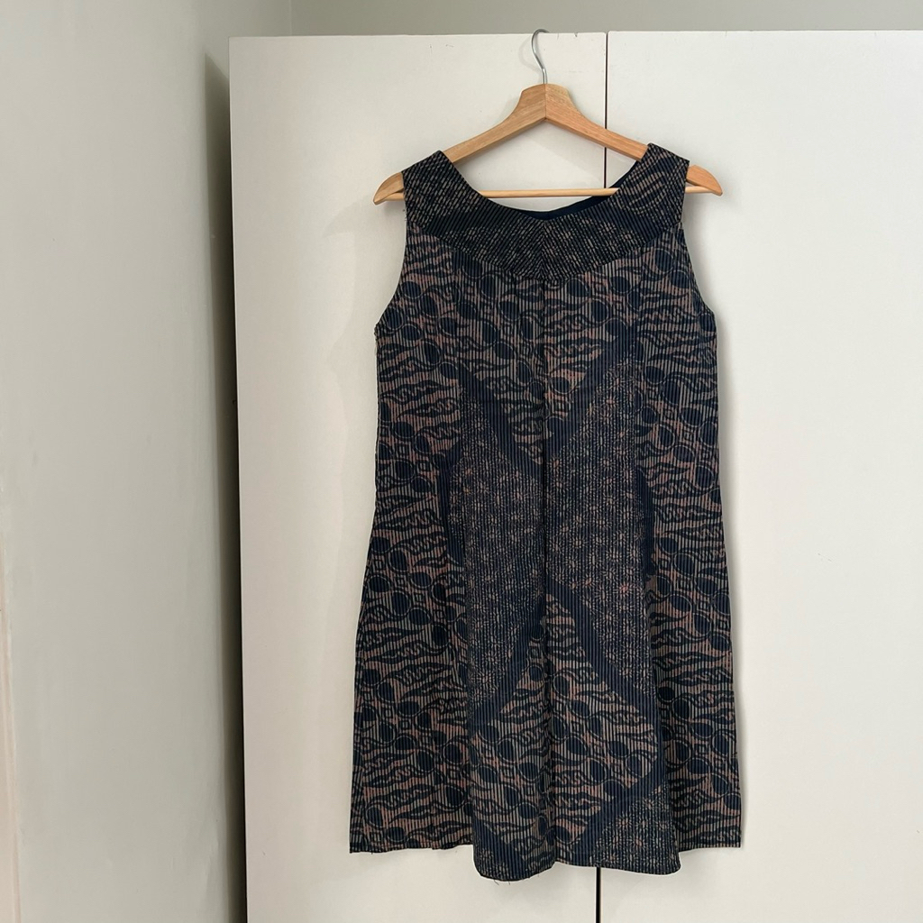 Preloved Batik Midi Dress
