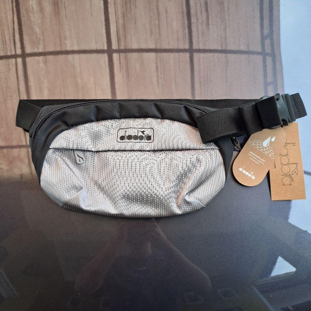 Waistbag Diadora Nerone Grey Black Unisex Original