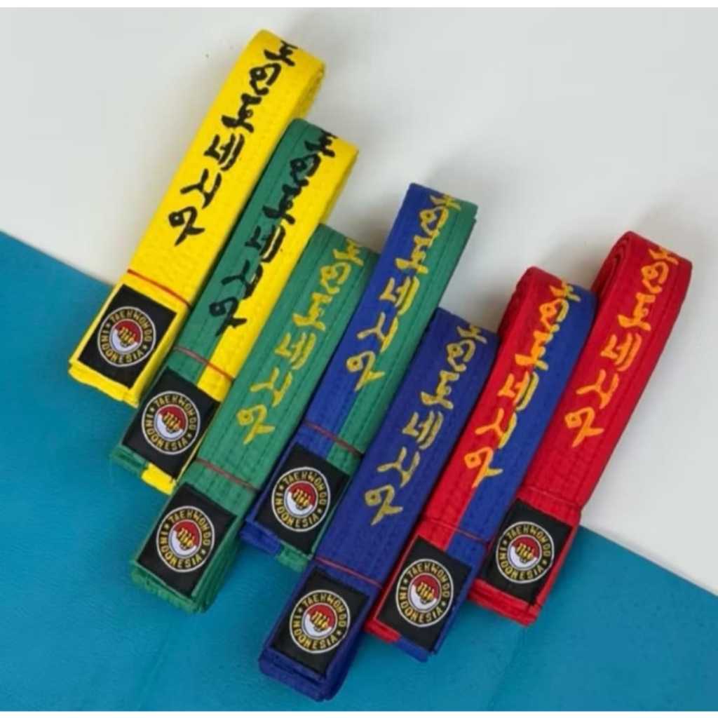 Sabuk Taekwondo (Sablon Huruf Korea) – Original TAEKWONDO Indonesia
