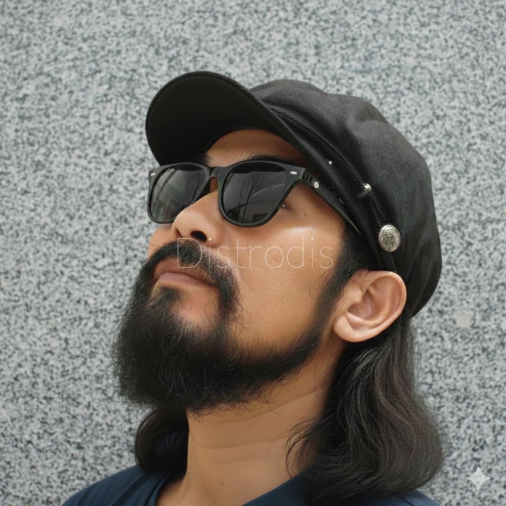 Topi Kapten Pria Dewasa Ukuran All Size 55-60 CM Jahitan Kuat Dan Rapi Pengrajin Topi Distrodis