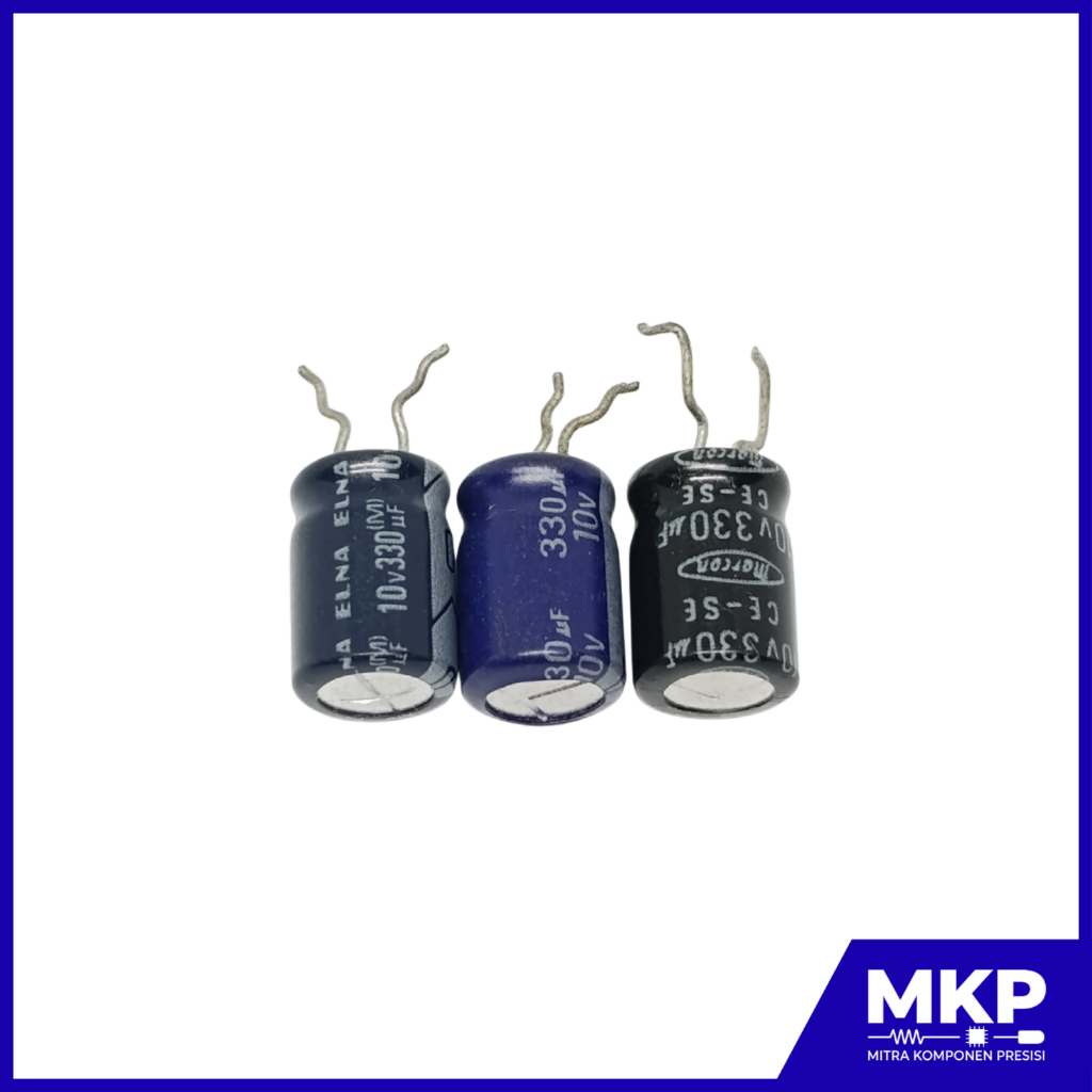 ELCO 330UF 10V ELNA / MARCON ELEKTROLIT KAPASITOR 330 UF 10 V