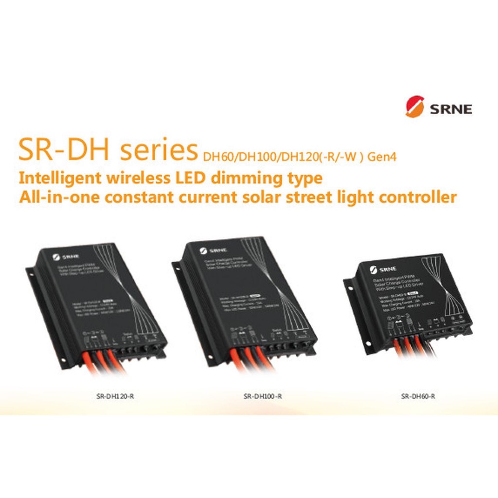 SOLAR CHARGE CONTROLLER 20A SRNE SR-DH120-LI 12/24V