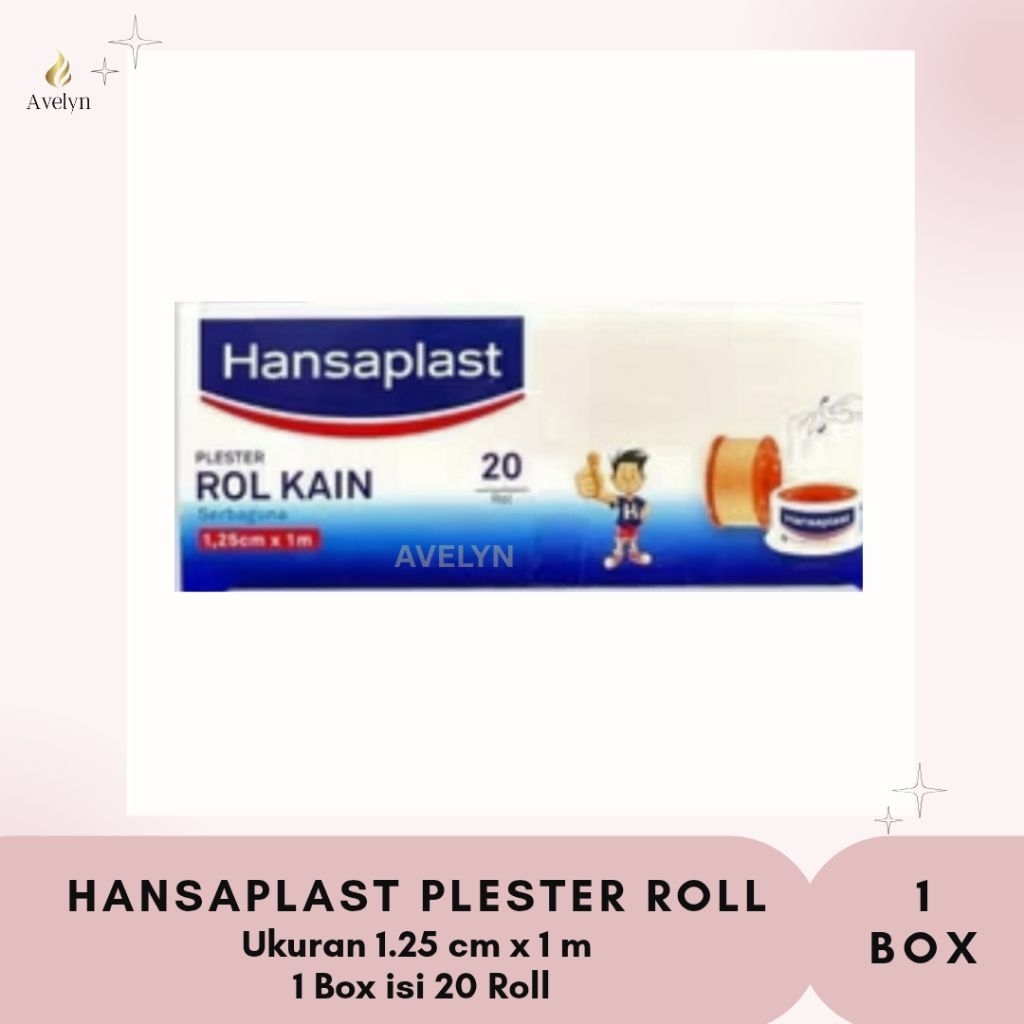 Hansaplast Plester Roll 1.25 x1 m - per box isi 20 roll