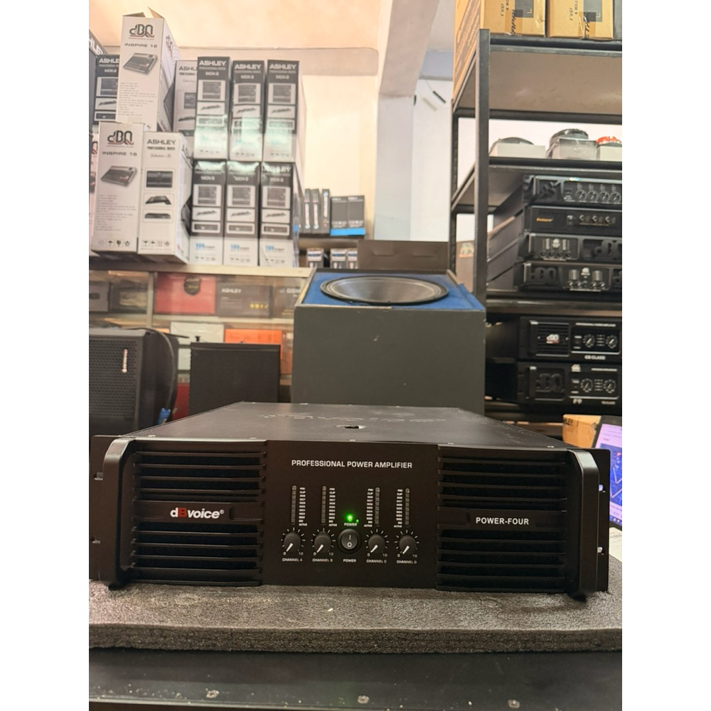 Power amplifier dbvoice Powerfour CLASS H 4 CHANNEL