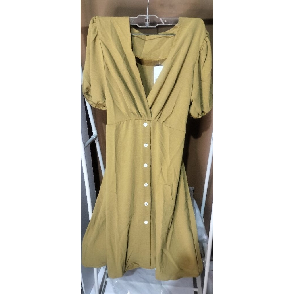 Dress Warna Mustard